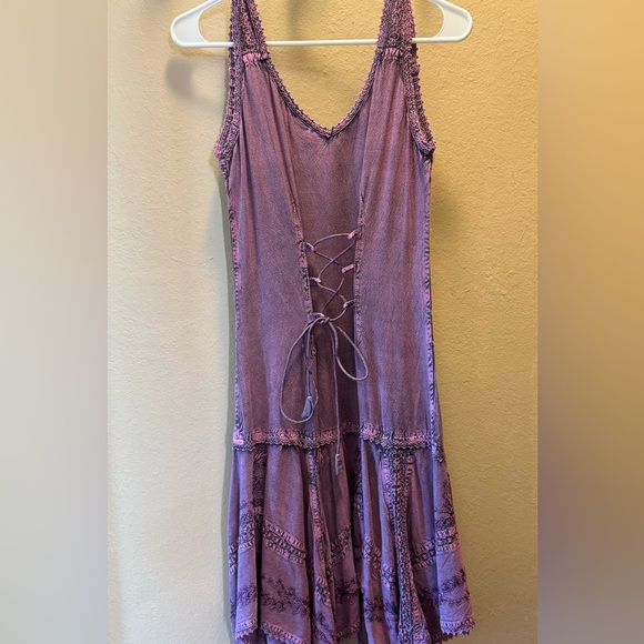 NWT Tank style dress w/ asymmetrical hem. Purchased in Sedona AZ, never worn. - Picture 5 of 5